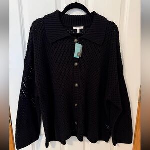 Maurices Black Knit Women's Cardigan